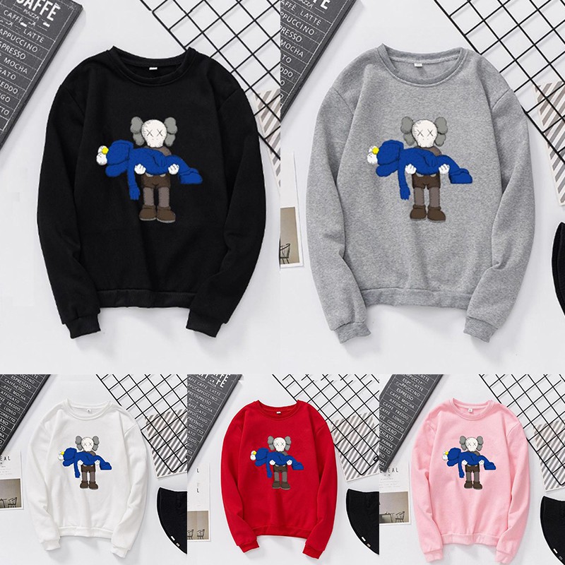 1 áo hoodie in hình Kaws Sesame Street | BigBuy360 - bigbuy360.vn