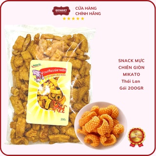SNACK MỰC GIÒN CAY MIKATO GÓI 200GR THÁI LAN