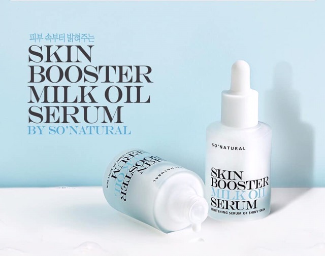 (Mẫu mới) Tinh chất So’ Natural Skin Booster Milk Oil Serum