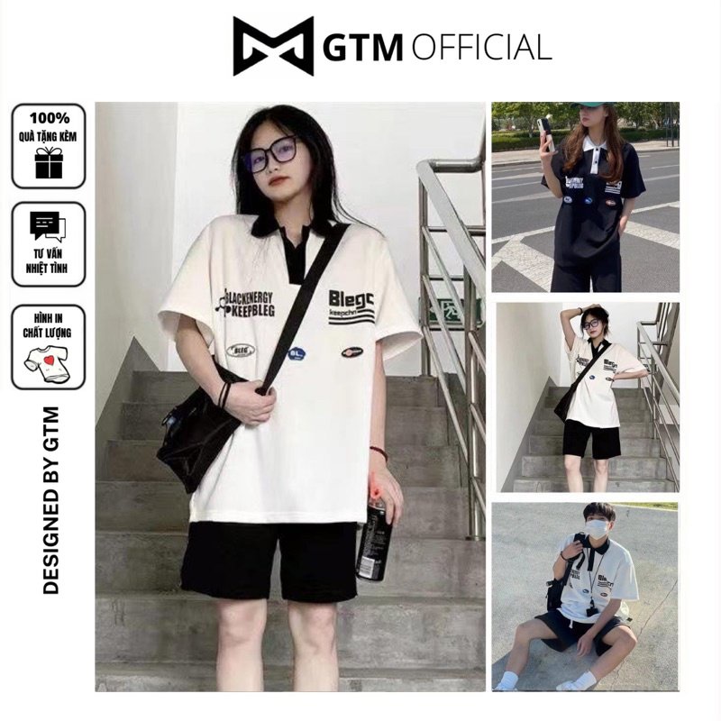 Áo thun polo Blengcn unisex chất liệu cá sấu cao cấp, áo thun unisex trẻ trung cá tính phong cách Hàn Quốc GTM STREETWEA