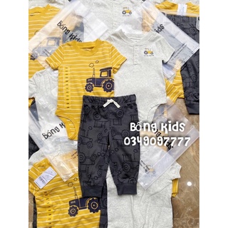 Bộ 3 món body bé trai c@rters
