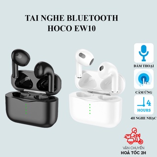 Tai nghe bluetooth không dây TWS Hoco hỗ trợ đổi tên, đàm thoại, cảm ứng chạm, nghe nhạc 3-4h liên tục