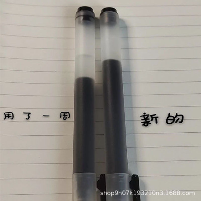 1 Bút Bi Mực Đen Ngòi 0.5mm Phong Cách Muji