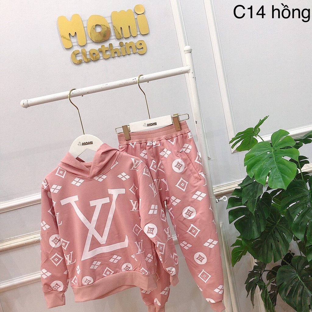 Bộ nỉ da cá nhỡ cho bé hàng quảng châu cao cấp - C14 - CAM KẾT HÀNG Y HÌNH