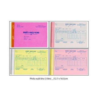 Phiếu Xuất Kho, Phiếu Nhập Kho 2 Liên / 3 Liên