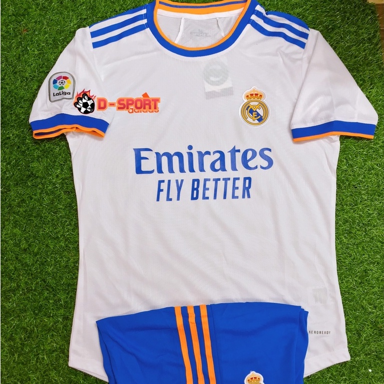 Quần Áo Bóng Đá CLB Real Madrid Home 20/21 - Hàng Vải Mè Thái Cao Cấp