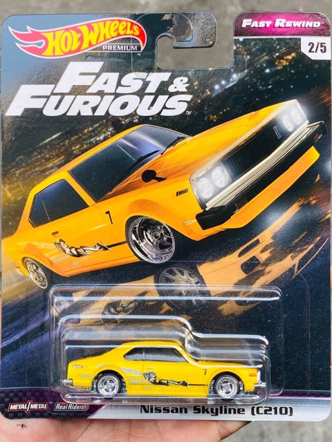 Xe Mô Hình Hot Wheels premium Fast and Furious