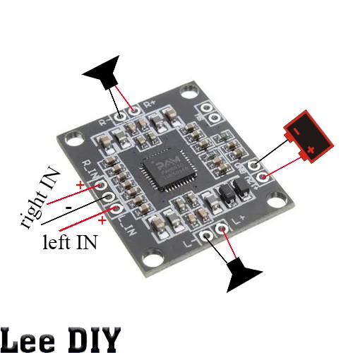 Mạch Khuếch Đại Âm Thanh Hifi Class D PAM8610 2x15W