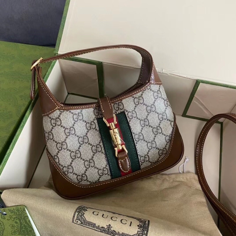 Túi xách Gúcci Jackie hàng super vip chất da thật sz 19