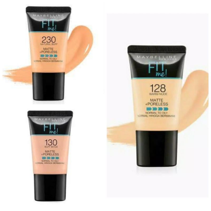 (Hàng Mới Về) Kem Nền Maybelline Fit Me Tông Nude 18ml 128 / 230