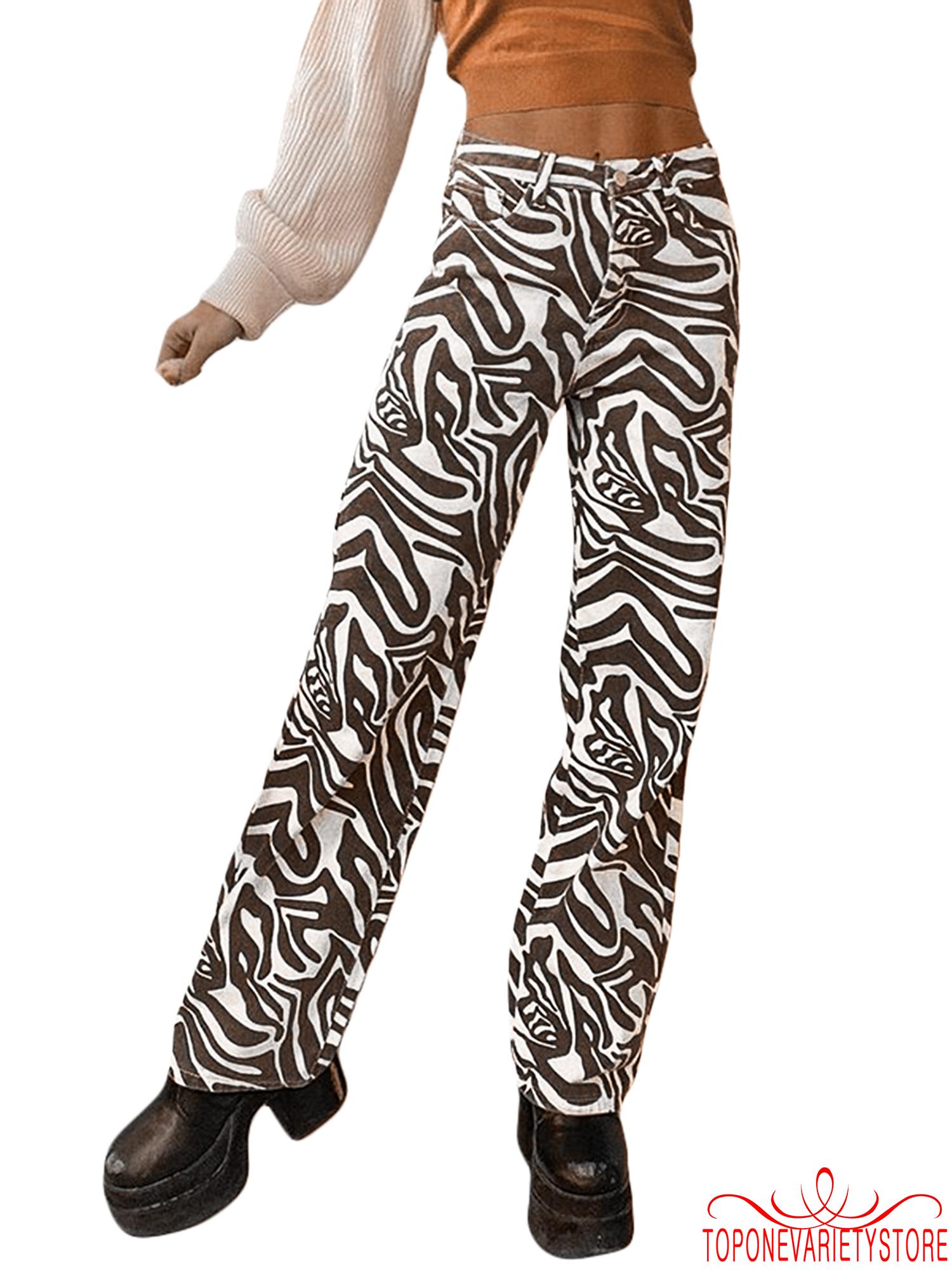 [Mã FADIRECT20 giảm 20K đơn 150K] Quần Dài Ống Rộng Họa Tiết Sọc Thời Trang Dành Cho Nữ | BigBuy360 - bigbuy360.vn