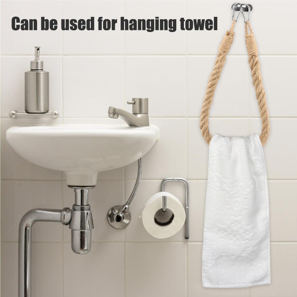 Giá Đỡ Cuộn Giấy Vệ Sinh Gắn Tường 40 / 60cm Kèm Túi Đựng Tiện Dụng Cho Phòng Tắm
