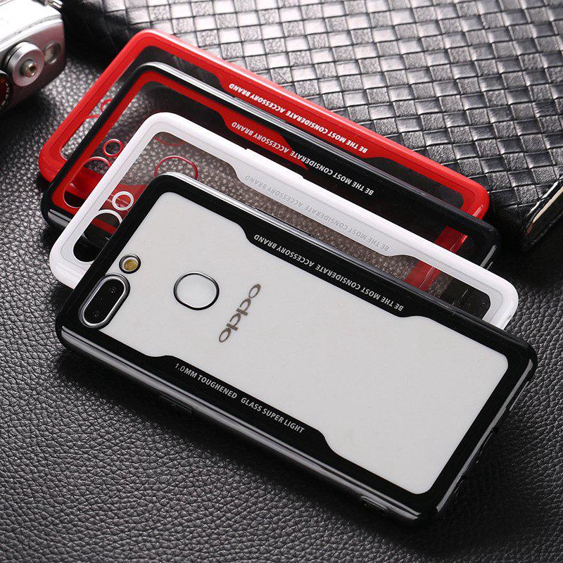 Ốp lưng TPU tích hợp nhựa PC trong suốt dành cho điện thoại OPPO F7,F9,F9 Pro,A7X,R15X