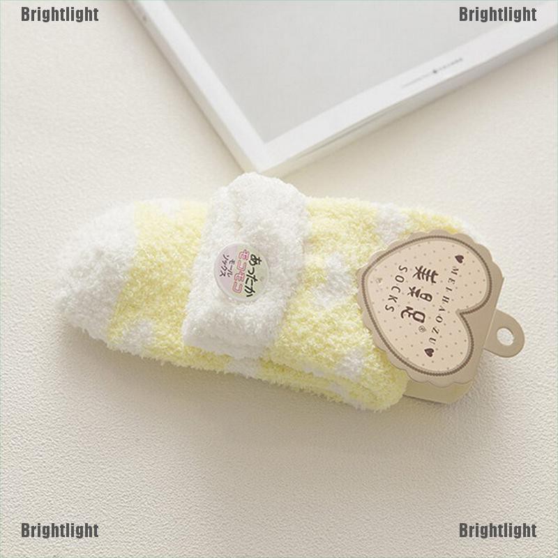 Vớ Lông Mềm Ấm Áp Họa Tiết Trái Tim Thời Trang Cho Nữ