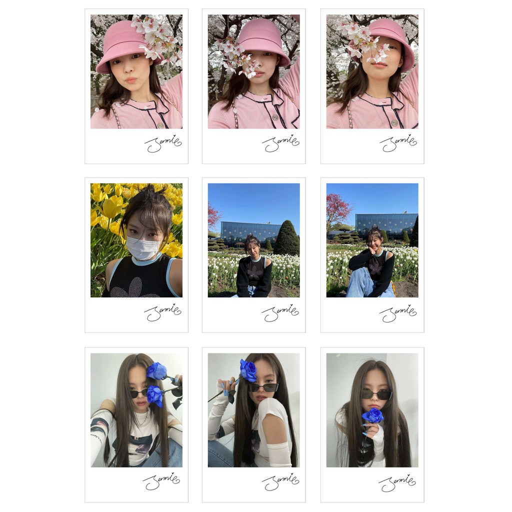 [Ép Lụa] Lomo Card 36 Ảnh BLACKPINK - JENNIE INSTAGRAM (có chữ ký)