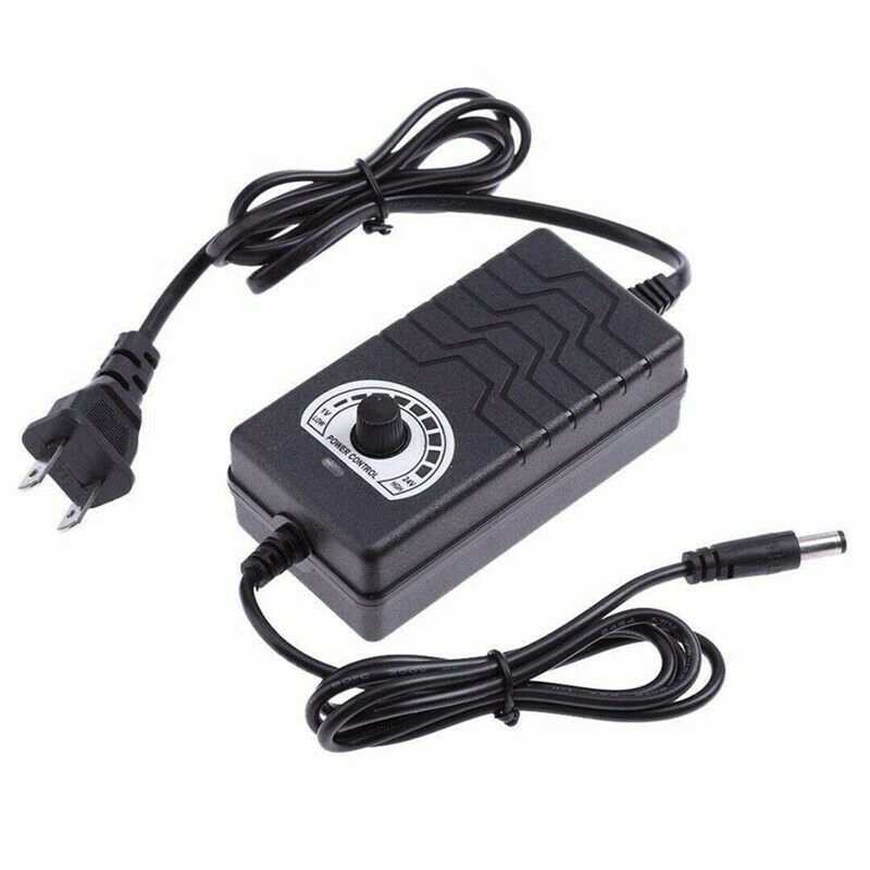 Adjustable Volt Power Supply Motor Speed Controller AC/DC Adapter 1-12V 2A