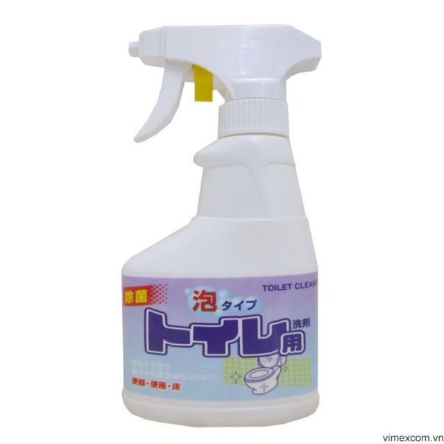  Chai xịt vệ sinh bồn cầu, nhà tắm, nhà bếp, xịt kính Rocket Nhật Bản 300ml