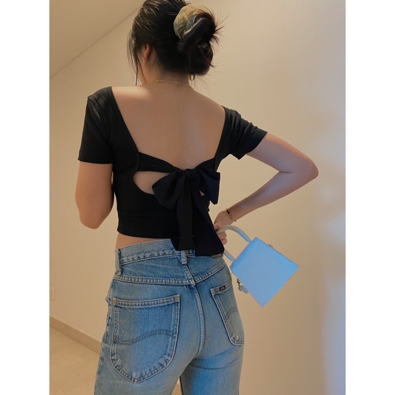 Mitee Top(Miitee Top - Áo hở lưng cột nơ sau)