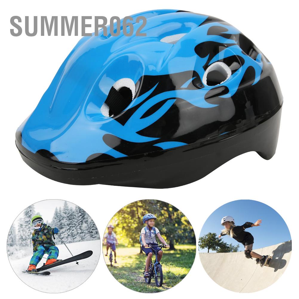 Summer062 Safety Cycling Helmet Foam Breathable with Adjustable Hook and Loop Fastener Bike Supplies