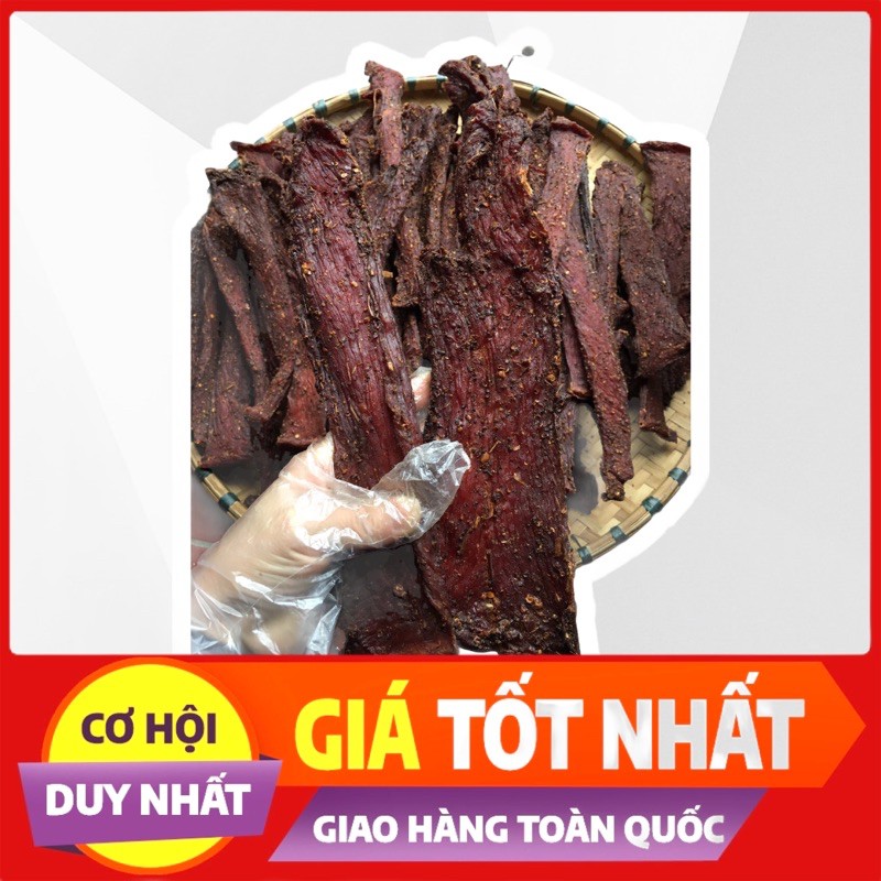 Thịt bò gác bếp Tây Bắc Tặng Chẳm Chéo (500gr) chuẩn vị