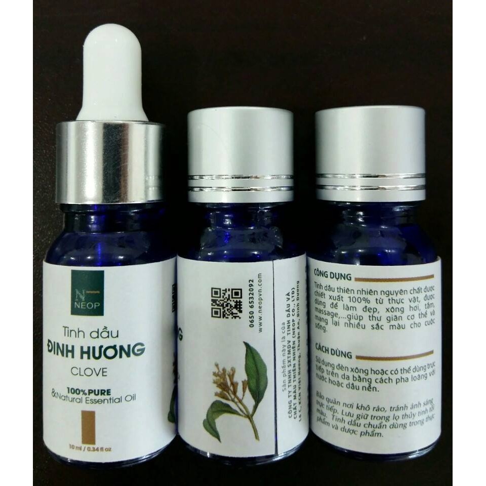 Tinh Dầu Đinh Hương (UK) NEOP - Clove Essential Oil 10ml