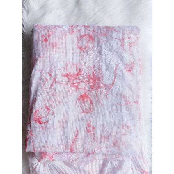 Mùng ngủ lưới ren hoa 1m6x2m