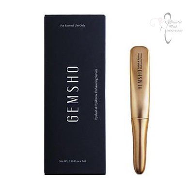 Serum dưỡng dài mi Gemsho Eyelash &amp; Eyebrow 3ml Mỹ date xa