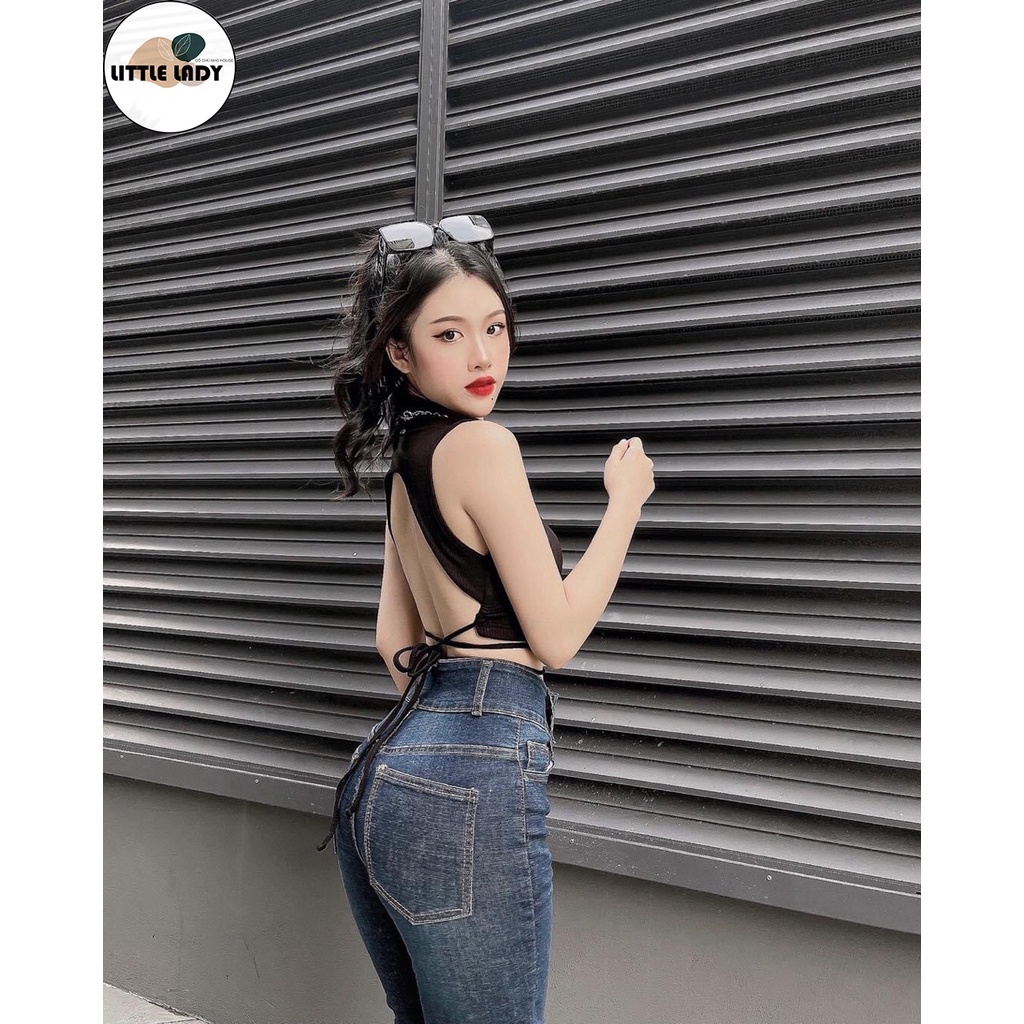 Áo Hở Lưng Cột Dây Sau Lưng Cổ Cao Sát Nách Chất Thun Borib 2 Chiều Freesize "HỞ LƯNG CỔ CAO CỘT DÂY" | BigBuy360 - bigbuy360.vn