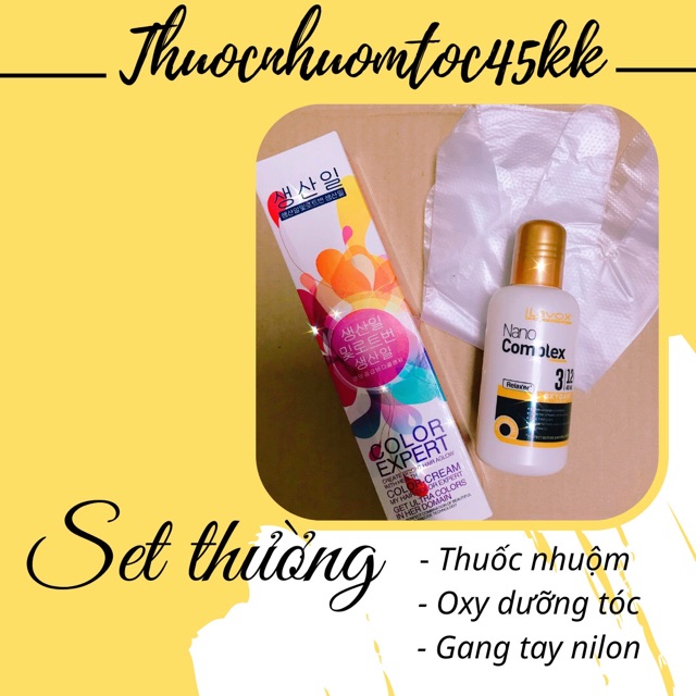 Thuốc nhuộm tóc màu Đen xám (không tẩy) | BigBuy360 - bigbuy360.vn