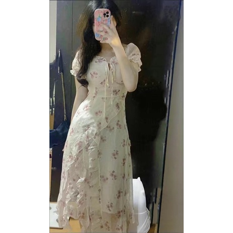 Đầm Voan Lụa Hoa Hồng nhí