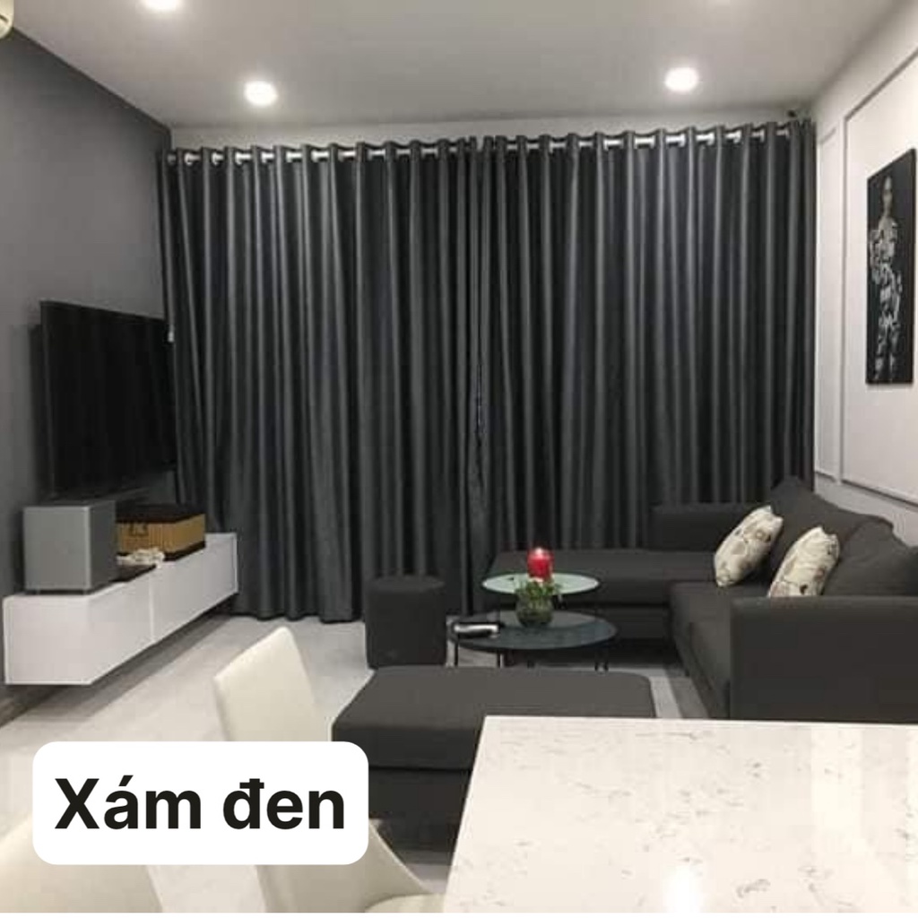 Rèm cửa sổ phòng ngủ chống nắng cao cấp, rèm cửa chính , màn vải treo tường , trang trí decor cửa chính loại 1 CK3136