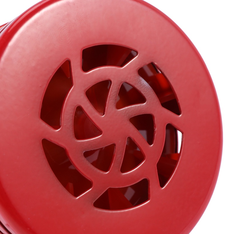 Ac 220V Động cơ kim loại màu đỏ Điều khiển không khí Raid Còi báo động