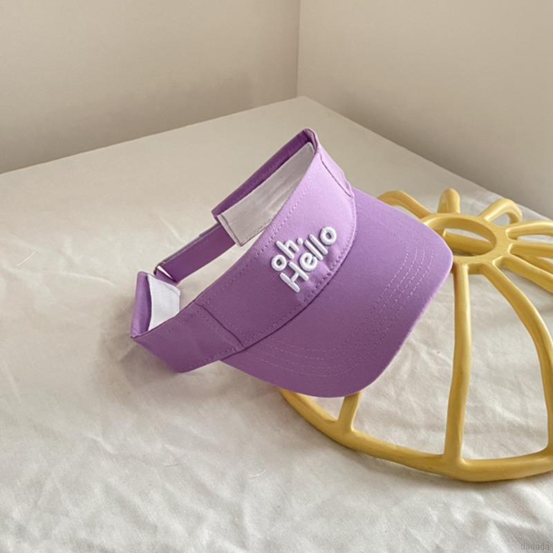 Mũ Lưỡi Trai Hở Chóp Chống Nắng In Chữ HELLO Phong Cách Hàn Quốc Thời Trang Mùa Hè Cho Bé