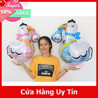 Bóng hình gà - Bóng nhôm hình gà - Bóng nhôm hình gà trống gà mái - Bóng nhôm dày loại sịn size lớn