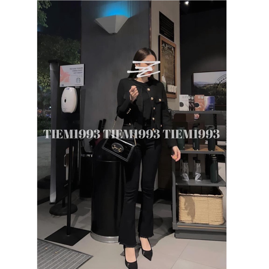 Quần jeans, quần bò loe dáng dài co giãn hack dáng