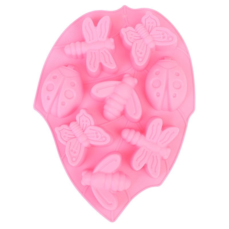 {FCC} Cartoon Animal Flower Insect Ice Cube Chocolate DIY Silicone Mold Baking Mold{yancrane3.vn}