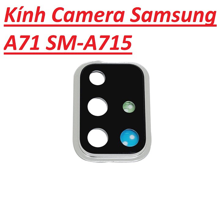 Mã Giảm ELFLASH7 20K Đơn 50K 🌟 Hàng Chính Hãng 🌟 Kính Camera Sau Mặc Kính Camera Samsung A71 Có Khung Viền Zin New