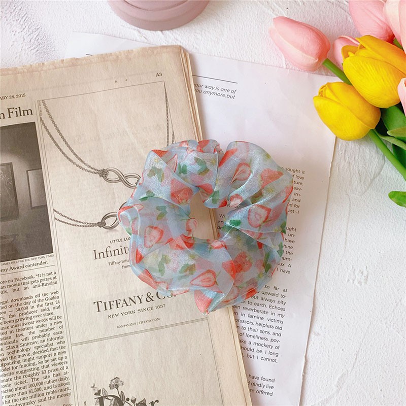 Strawberry Mesh Headband Women Hair accessories