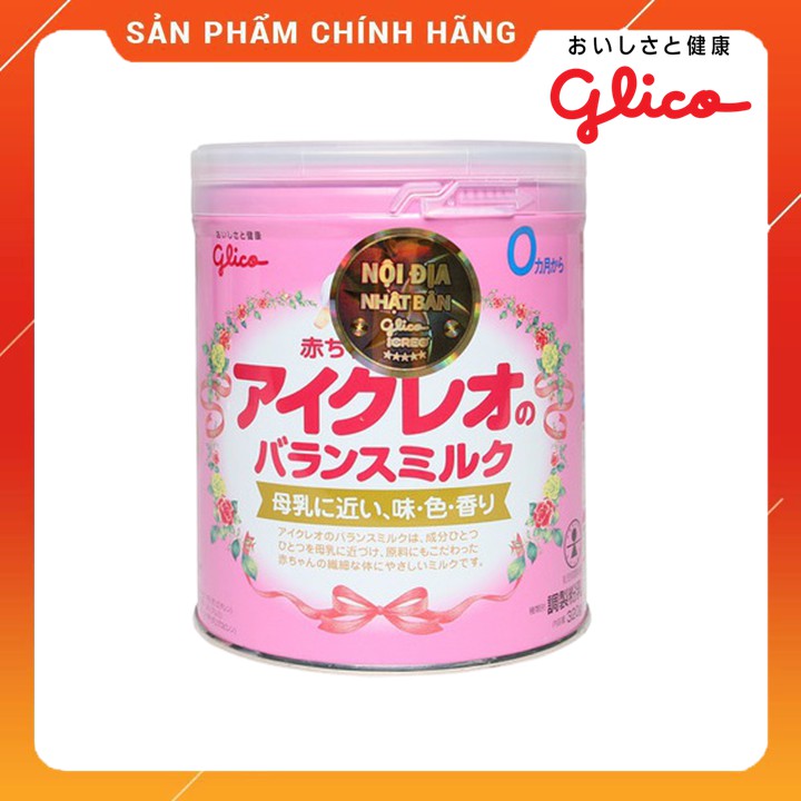 Sữa Glico 0 320g, giúp hệ tiêu hóa khỏe, trí não tinh anh, tối ưu hệ miễn dịch, tăng trưởng khỏe mạnh.