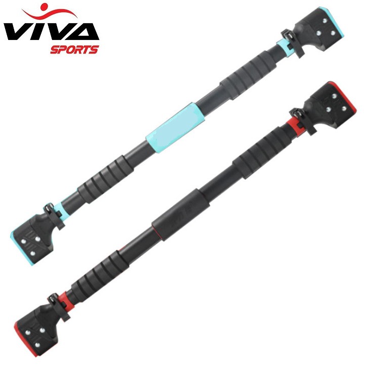 Xà đơn treo tường, gắn tường 2020 điều chỉnh 72cm-110cm và 93cm-140cm nặng 2kg, 2.5kg kèm thước cân bằng-VivaSports