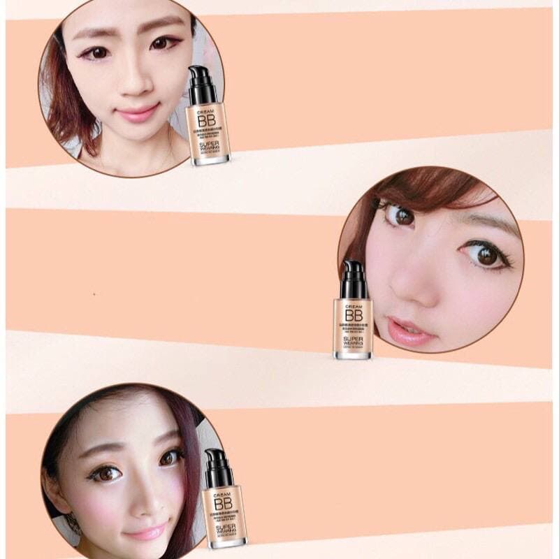 Kem Nền BB Cream Super Wearing Bioaqua che khuyết điểm siêu mỏng nhẹ Zuzu cosmetic LALA