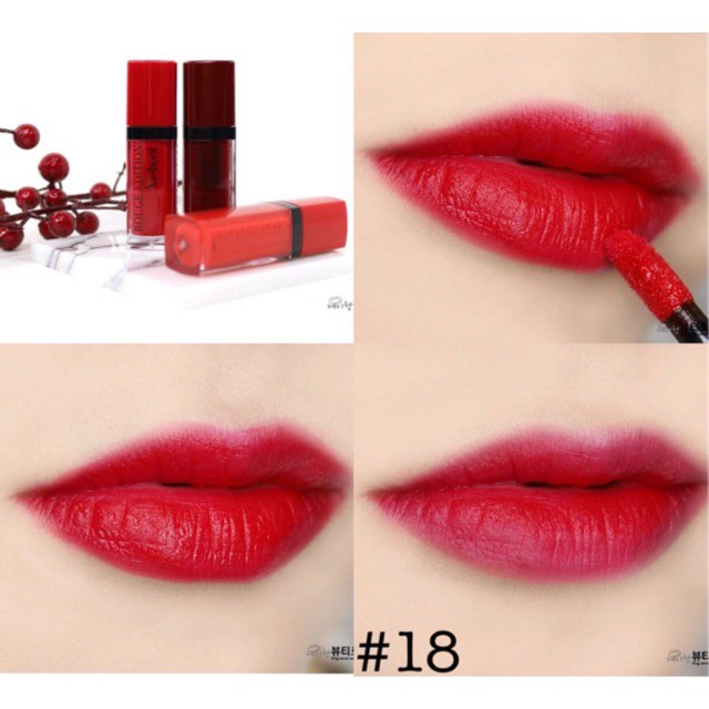 Son Bourjois Rouge Edition Velvet Màu 18  Đỏ Cam Chính Hãng