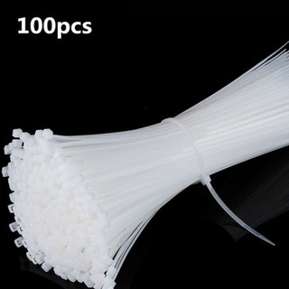 100 dây rút nhựa trắng 15cm