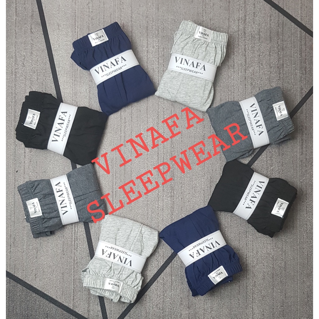 Quần đùi cotton nam mặc nhà co giãn thoáng mát