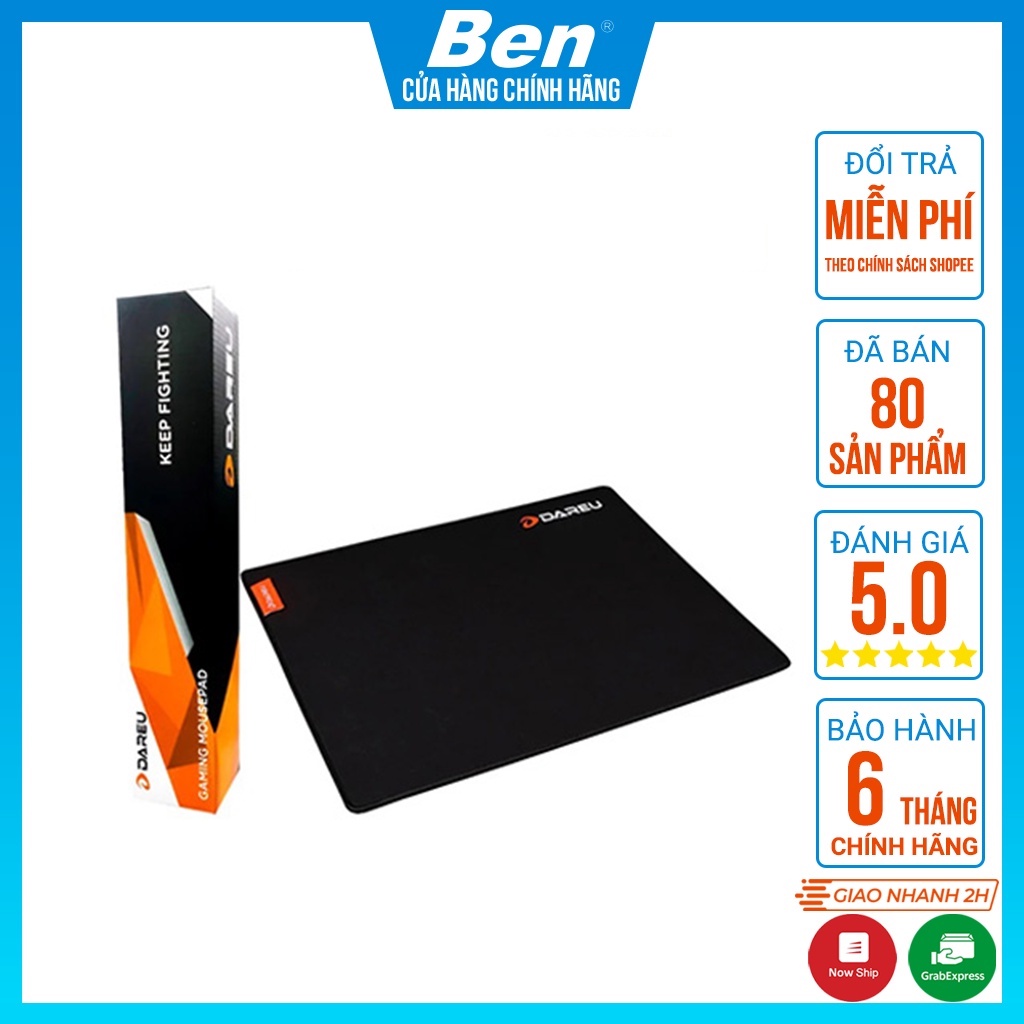 Bàn di chuột DAREU ESP100 35X30X5mm Có Hộp Box lót chuột cho máy tính, laptop | BigBuy360 - bigbuy360.vn