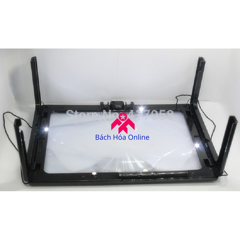 Kính lúp đọc sách để bàn có đèn