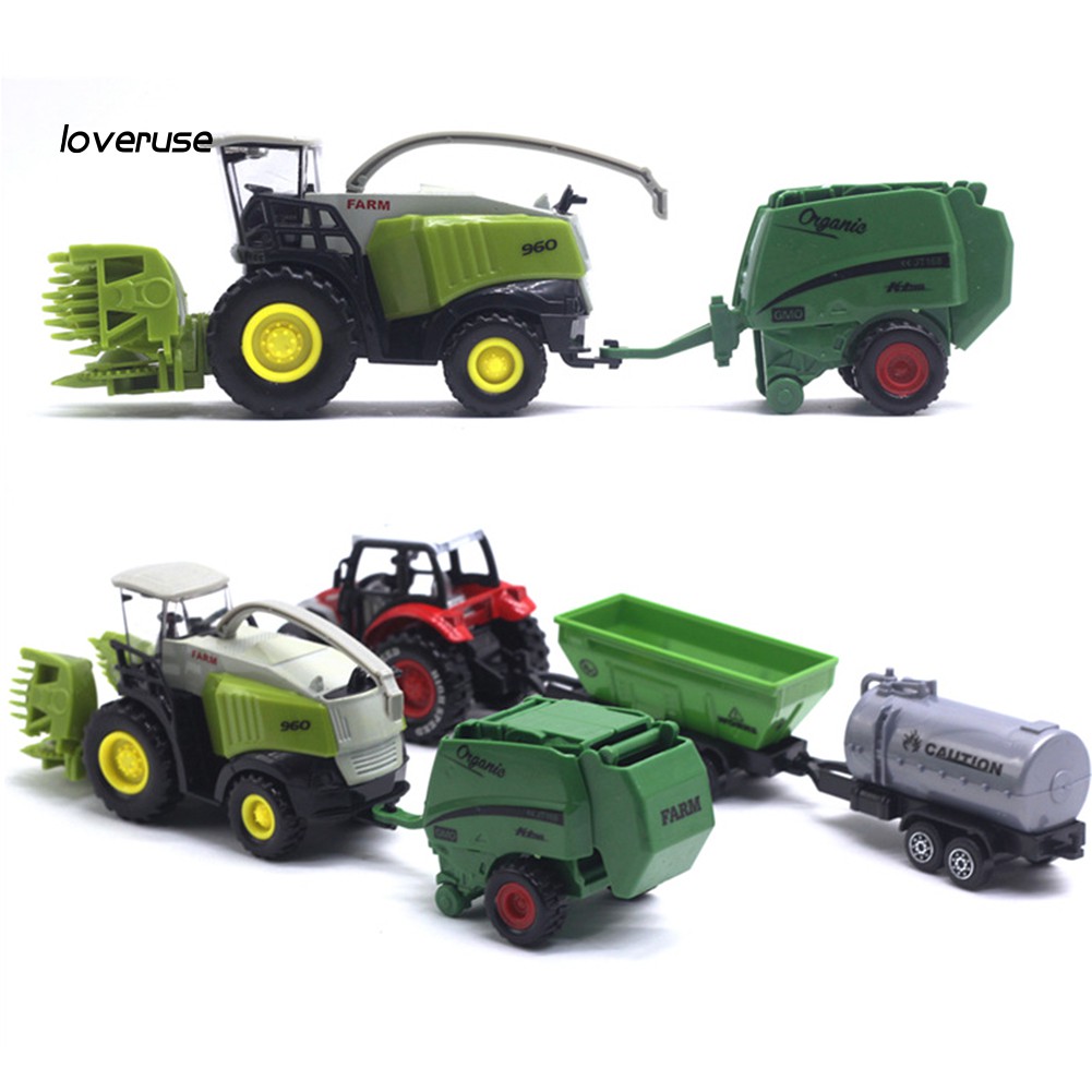 Set 2 Mô Hình Xe Công Nông Đồ Chơi Tỉ Lệ 1 / 42