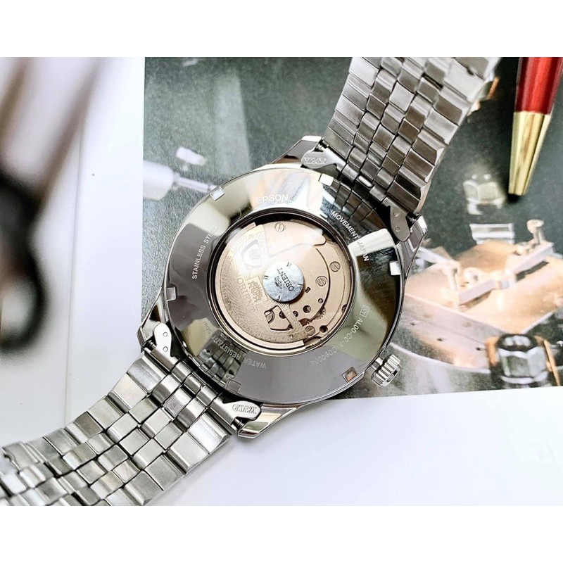 Đồng Hồ nam Orient automatic Mặt Đen