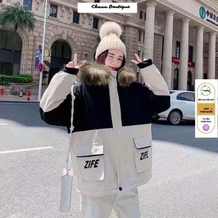 ÁO KHOÁC KAKI LÓT LÔNG CÓ MŨ