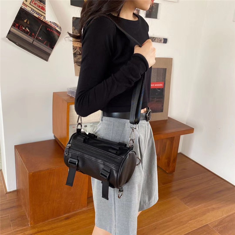 Túi  trống mini du lịch đeo chéo da xách tay nam nữ trước ngực đi chơi mini nhỏ thời trang cute dễ thương | BigBuy360 - bigbuy360.vn